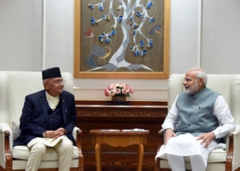 भारतको राजकीय भ्रमणमा प्रधानमन्त्री ओली, अमलेखगञ्ज-मोतिहारी पेट्रोलियम पाइपलाइनको शिलान्यास