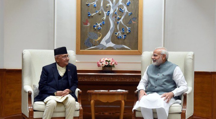 भारतको राजकीय भ्रमणमा प्रधानमन्त्री ओली, अमलेखगञ्ज-मोतिहारी पेट्रोलियम पाइपलाइनको शिलान्यास