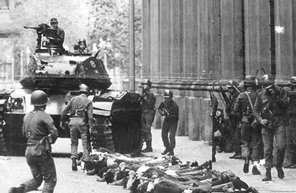 अगस्टो पिनोसेको सैनिक तानाशाहीद्वारा चिलीका नागरिकहरूको दमन, १९७३