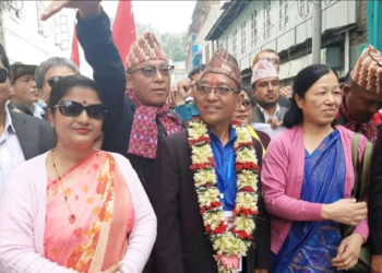 धरान उपनिर्वाचन : पूर्व मेयर पत्नी बनिन् नेकपा उम्मेदवारको प्रस्तावक