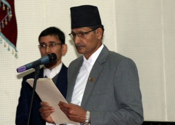 नवनिर्वाचित सभामुख अग्निप्रसाद सापकोटाले लिए पद तथा गोपनियताको शपथ