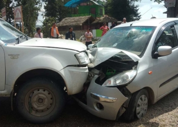 नेकपा मालेका महासविच सिपी मैनाली सवार गाडी बर्दीवासमा दुर्घटना