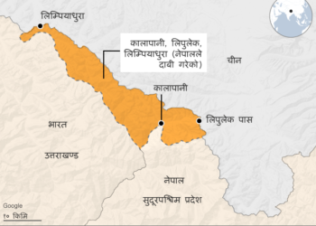 सीमा विवाद: नेपाल-भारत दुवैलाई ‘एक अर्काको नक्सा अमान्य’