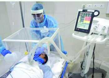 कोरोना संक्रमणका कारण पहिलो व्यक्ति भेन्टिलेटरमा