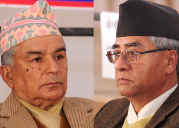 देउवाले गलत काम गरेका छन्, त्यसैले ओलीसँग मिल्न खोज्छन् : रामचन्द्र पौडेल