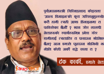 कतै हामी ‘ग्र्यान्ड डिजाइन’मा त फसिरहेका छैनौँ ?