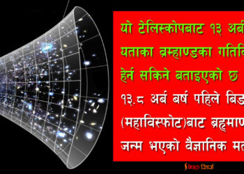 जेम्स वेब स्पेस टेलिस्कोप : अर्बौ वर्षअघिको ब्रम्हाण्ड हेर्ने परियोजना