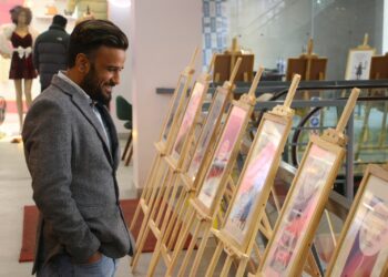 रवि मिश्रको एकल कार्टुन प्रदर्शनी सुरु